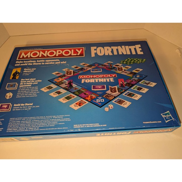 Monopoly Fortnite Epic Video Game Special Edition Family Kids Board Game Battle - Picture 11 of 11